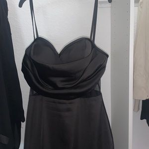 Portia and scarlet silk black dress